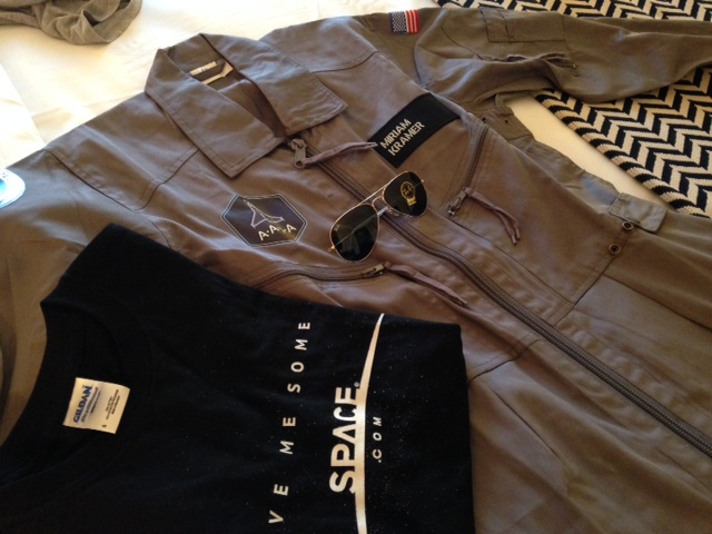 Suiting Up for the AXE Apollo Space Academy (Photo)